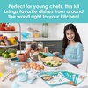 image:imageMindWare Playful Chef Foods of the World Cooking Kit for Kids Global Cooking Set with Authentic Tools and 14 Recipes for Ages 8
