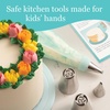 image:imageMindWare Playful Chef Kids Cake Decorating Kit  Includes Pans Reusable Pastry Bags Stencils Recipes amd More