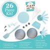 image:imageMindWare Playful Chef Kids Cake Decorating Kit  Includes Pans Reusable Pastry Bags Stencils Recipes amd More