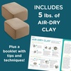 image:imageMindWare Pottery Wheel AirDry Clay Refill 5lbs Natural Brown Sculpting Clay for Kids Bulk Arts and Crafts Material for School or Home Projects Ages 5 and Up