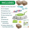 image:imageMindWare Pottery Wheel amp 75 Pounds AirDry Clay Pottery Kit  Pottery Wheel for Kids and Beginners  Includes Pottery Wheel amp Accessories  Ages 7 and Up