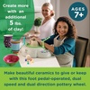 image:imageMindWare Pottery Wheel amp 75 Pounds AirDry Clay Pottery Kit  Pottery Wheel for Kids and Beginners  Includes Pottery Wheel amp Accessories  Ages 7 and Up