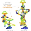 image:imageMindWare QBAMaze 20 Super Race Set STEM Marble Run Building Kit with Turbo Launcher and Racing Tracks Creative Engineering Toy for Kids Ages 6 Logic and Construction Gift
