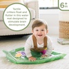 image:imageMindWare Sensory Sprouts Baby Water Mat Inflatable LeafShaped Tummy Time Play Mat with Floating Bugs for Sensory Play Visual Tracking and Neck Strength Development for Babies 6 Months and Up