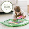 image:imageMindWare Sensory Sprouts Baby Water Mat Inflatable LeafShaped Tummy Time Play Mat with Floating Bugs for Sensory Play Visual Tracking and Neck Strength Development for Babies 6 Months and Up