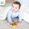 image:imageMindWare Sensory Sprouts Surprise Puzzle  Wooden Baby Puzzle with Mirror Bells amp Beads  Educational Toy for Infants amp Toddlers 6 Months Montessori Baby Toy