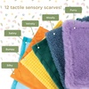 image:imageMindWare Sensory Sprouts Tissue Scarf  Montessori Toys for Babies 612 Months  Soft GreenhouseShaped Tissue Box and 12 Sensory Scarves Featuring Different Textures