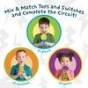 image:imageMindWare StartUp Circuits  STEM Toddler Toy Ages 18 Months  Build Flashlight Whistle and Fan  Early CircuitBuilding Learning Set for HandsOn Play
