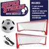 image:imageMindWare Super Striker Hover Soccer Ball Set  Indoor Soccer for Kids Ages 3 and Up  Flashing LED Lights  USB Charger  Includes 2 Sturdy Nets for 1 or 2Player Indoor Games for Kids 812
