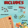 image:imageMindWare Switchin Sushi Board Game Strategic Pattern Matching and Tile Flipping Game with Number Cards FastPaced Logic Play for Kids Ages 8