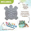 image:imageMindWare Turtle Stepping Stone Kit Paint Your Own Stepping Stones for Kids Craft Kit Includes Paint Brushes and Instructions