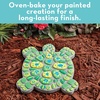 image:imageMindWare Turtle Stepping Stone Kit Paint Your Own Stepping Stones for Kids Craft Kit Includes Paint Brushes and Instructions