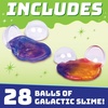 image:imagePeaceable Kingdom 28 Pack Galaxy Slime Balls for Kids  Stretchy NonSticky MessFree Slime Party Favors  Bulk Classroom Prizes Birthday Goodie Bags Piata Fillers Stress Relief Toys