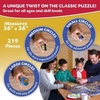 image:imagePeaceable Kingdom 3D Christmas Puzzle 219 Pieces with Suction Cup  Large Jigsaw Puzzle Ball Gift for Kids amp Teens Ages 6  Puzzlescopes Snow Globe