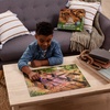 image:imagePeaceable Kingdom Ancient Ruins Seek and Find Puzzle 100 Pieces Included Blacklight  Large Jigsaw Puzzle Gift for Kids Ages 6  Ancient Hidden City