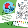 image:imagePeaceable Kingdom Animals Sticker Activity Book  200 Colorful Stickers 38 Pages of Coloring Puzzles amp Reusable Puffy Sticker Scenes for Ages 3