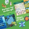 image:imagePeaceable Kingdom Animals Sticker Activity Book  200 Colorful Stickers 38 Pages of Coloring Puzzles amp Reusable Puffy Sticker Scenes for Ages 3