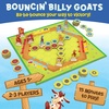 image:imagePeaceable Kingdom Bouncin Billy Goats Board Game Light Strategy and Trampoline Tile Gameplay for Kids and Adults Cooperative Family Game Night Fun 2 to 3 Players Ages 5 and Up
