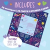 image:imagePeaceable Kingdom Cosmic Space Cootie Catcher Valentines for Kids Set of 28 Educational Classroom Gifts Fun School Exchange Cards with Motivational Sayings and Envelopes Ages 4Cosmic Space Cootie Catcher Cards