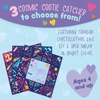 image:imagePeaceable Kingdom Cosmic Space Cootie Catcher Valentines for Kids Set of 28 Educational Classroom Gifts Fun School Exchange Cards with Motivational Sayings and Envelopes Ages 4Cosmic Space Cootie Catcher Cards