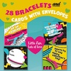 image:imagePeaceable Kingdom Cosmic Space Cootie Catcher Valentines for Kids Set of 28 Educational Classroom Gifts Fun School Exchange Cards with Motivational Sayings and Envelopes Ages 4Zipper Friendship Bracelets