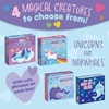 image:imagePeaceable Kingdom Cosmic Space Cootie Catcher Valentines for Kids Set of 28 Educational Classroom Gifts Fun School Exchange Cards with Motivational Sayings and Envelopes Ages 4Magical Friends Unicorn and Narwhal Horn Necklaces