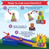 image:imagePeaceable Kingdom Crash Monsters Toddler Game  Learning Toys for 2 Year Olds and up Preschool Games Toddler Board Games  Develops Fine Motor Skills Color Matching Stacking Blocks