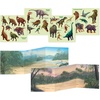 image:imagePeaceable Kingdom Dinosaur Reusable Sticker Tote Press and Play Static Sticker Activity with 2 Scenes and 50 Cling Stickers ScreenFree Creative Play for Kids Ages 3