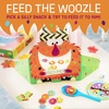 image:imagePeaceable Kingdom Feed the Woozle Cooperative Game for 2 to 5 Kids Ages 3  Learn Social Skills While Completing Physical Challenges