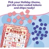 image:imagePeaceable Kingdom Holiday Bingo  4 Holiday Themes Up to 28 Players  Valentines Day St Patricks Day Halloween amp Christmas  Complete Bingo Set with Boards Chips amp Tokens