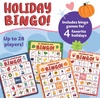 image:imagePeaceable Kingdom Holiday Bingo  4 Holiday Themes Up to 28 Players  Valentines Day St Patricks Day Halloween amp Christmas  Complete Bingo Set with Boards Chips amp Tokens