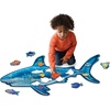 image:imagePeaceable Kingdom Jumbo Dinosaur Floor Puzzle 51 Pieces  Large Jigsaw Puzzle Gift for Toddlers and Kids Ages 5  Shiny DinosaurShark