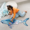 image:imagePeaceable Kingdom Jumbo Dinosaur Floor Puzzle 51 Pieces  Large Jigsaw Puzzle Gift for Toddlers and Kids Ages 5  Shiny DinosaurShark