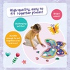 image:imagePeaceable Kingdom Jumbo Fairy Floor Puzzle 50 Pieces  Large Jigsaw Puzzle Gift for Toddlers and Kids Ages 5  Shimmery FairyButterfly