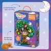 image:imagePeaceable Kingdom Jumbo Fairy Floor Puzzle 50 Pieces  Large Jigsaw Puzzle Gift for Toddlers and Kids Ages 5  Shimmery FairyOwl