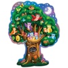 image:imagePeaceable Kingdom Jumbo Fairy Floor Puzzle 50 Pieces  Large Jigsaw Puzzle Gift for Toddlers and Kids Ages 5  Shimmery FairyOwl