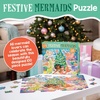 image:imagePeaceable Kingdom Jumbo Mermaid Floor Puzzle 100 Pieces  Large Jigsaw Puzzle Gift for Toddlers and Kids Ages 5  Shimmery Festive Mermaids