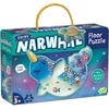 image:imagePeaceable Kingdom Jumbo Narwhal Floor Puzzle 42 Pieces  Large Jigsaw Puzzle Gift for Toddlers and Kids Ages 35  Shiny Narwhal