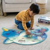 image:imagePeaceable Kingdom Jumbo Narwhal Floor Puzzle 42 Pieces  Large Jigsaw Puzzle Gift for Toddlers and Kids Ages 35  Shiny Narwhal