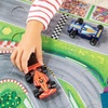 image:imagePeaceable Kingdom Jumbo Racetrack Floor Puzzle Bundle with 3 Wood Cars  Large Jigsaw Gift for Toddlers and Kids Ages 35  Puzzle and Play Race Day