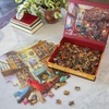 image:imagePeaceable Kingdom Library Pass Along Puzzle 500 Pieces with Log on Box  Large Jigsaw Puzzle Gift for Kids amp Teens Ages 8  Cozy Library