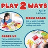 image:imagePeaceable Kingdom Math Sandwich Game Preschool Math Games for Kids Ages 3 and Up  Includes 100 Felt Food Pieces 10 Menu Cards Dry Erase Marker amp Guest Check Tablet for Pretend Restaurant Play