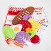 image:imagePeaceable Kingdom Math Sandwich Game Preschool Math Games for Kids Ages 3 and Up  Includes 100 Felt Food Pieces 10 Menu Cards Dry Erase Marker amp Guest Check Tablet for Pretend Restaurant Play