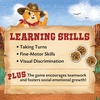 image:imagePeaceable Kingdom Meowdy Partner Cooperative Matching Game Preschool Memory and Observation Game for Kids Ages 35 Team Based Gameplay with Cards Tokens and Cookie Barrel Board