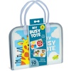 image:imagePeaceable Kingdom My Busy Tote  Soft Busy Book for Toddlers MontessoriInspired Sensory Learning Toy with 10 Fine Motor Activities  Portable OntheGo Activity Tote for Ages 18 Months