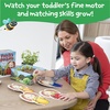 image:imagePeaceable Kingdom Patchs Pockets Color Matching Game for Toddlers  Fun Bunny amp Carrot Game  Develops Fine Motor Skills amp Color Recognition in 2 Year Olds