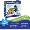 image:imagePeaceable Kingdom Puzzle and Play Construction Site  48Piece Puzzle Includes 3 Wooden Construction Vehicles  Great for Home or Classroom Use  for Kids Ages 3 amp Up