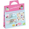 image:imagePeaceable Kingdom Reusable Sticker Totes Sweet Shoppe  2 Sticker Scenes amp Over 80 Reusable Cling Stickers in a Carry Tote  Great for Trips Errands amp on the go  Fun Quiet time Activity for Kids