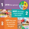 image:imagePeaceable Kingdom Round the Mountain Cooperative Board Game for Kids  Color Matching Train Game with Wooden Pieces No Reading Required Ages 3 24 Players