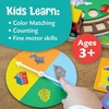 image:imagePeaceable Kingdom Round the Mountain Cooperative Board Game for Kids  Color Matching Train Game with Wooden Pieces No Reading Required Ages 3 24 Players